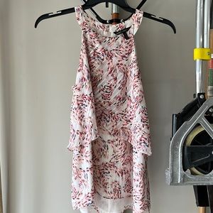 White House Black Market Multi-color sleeveless blouse